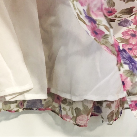 Vintage | High Waist Floral Skirt - Picture 5 of 5